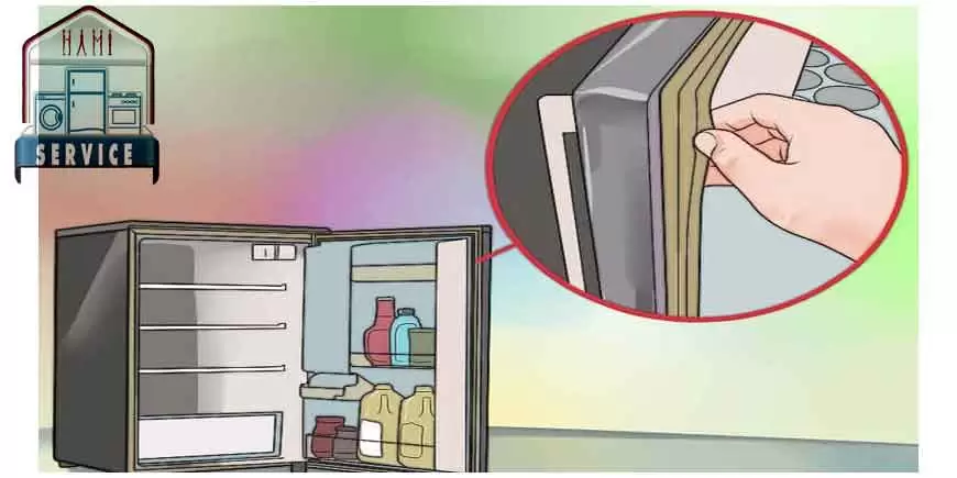 روش تعمير لاستيک درب يخچال
