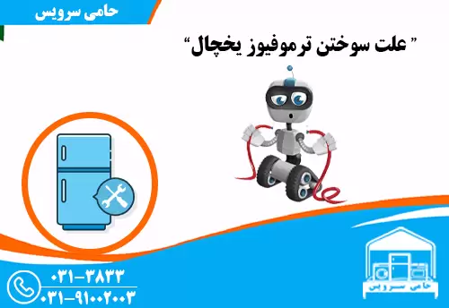 علت سوختن ترموفیوز یخچال