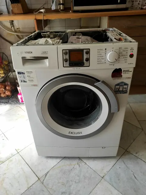 نمونه کار واقعی تعمیر ماشین لباسشویی بوش در اصفهان